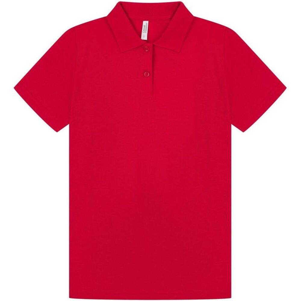 Casual Classic Womens/Ladies Polo / Red